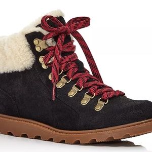 Sorel Women's Ainsley Conquest Weatherproof Shearling Cold Weather Boots